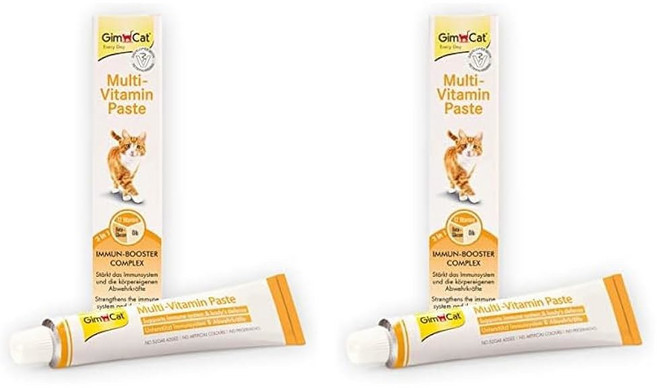 김캣 멀티 비타민 페이스트 건강한 고양이 간식 면역 체계 활성화 방어 및 강화 1튜브