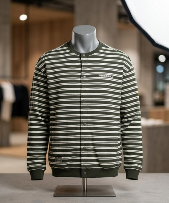 뉴발란스 NBMDG21313 / UNI 2002 아카이브 스웻 가디건 (OLIVE GREEN) L7K3