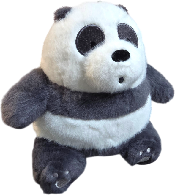 위 베어 베어스 판다 봉제 애착 인형!, 1개, 위베어판다, 25cm