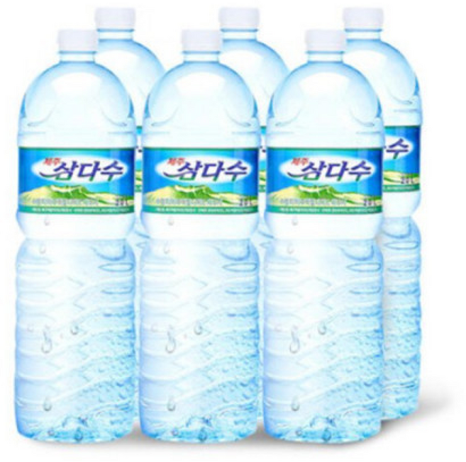 제주 삼다수 생수, 2L, 6개