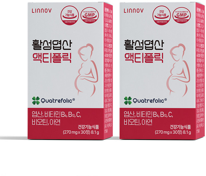 리노브 4세대 활성엽산 액티폴릭 60정, 1