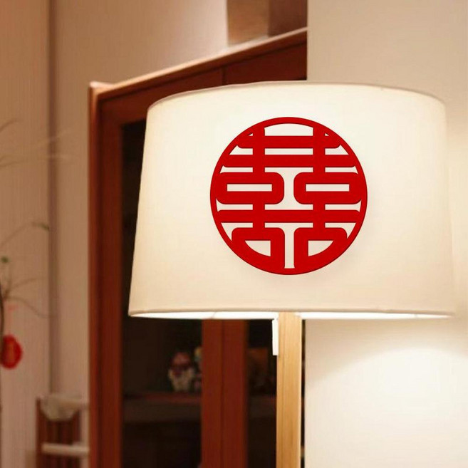 特大號書法喜字貼 婚房裝飾, 20 圓喜字4張
