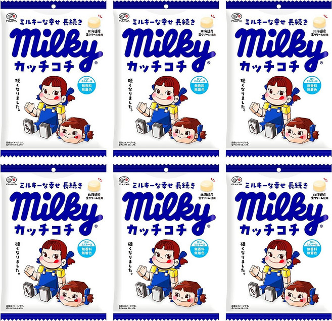 미루키 사탕 밀키 캔디 80g 6개 일본직구