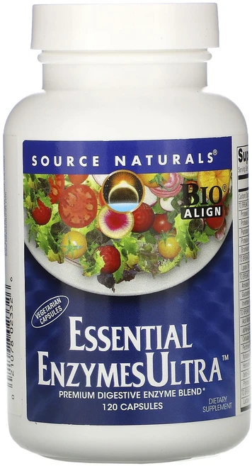 소스네츄럴스 에센셜 엔자임 Ultra 캡슐 120정, 5개 - 쿠팡