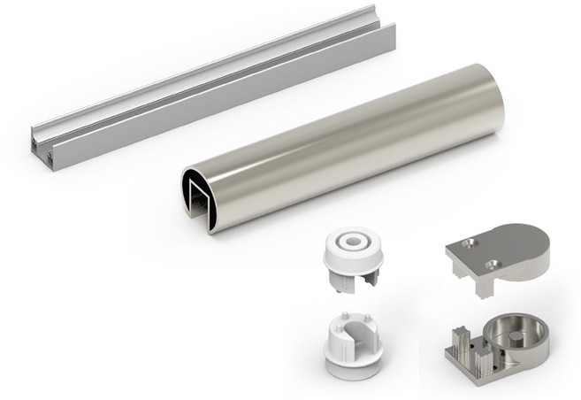 샤워부스 무타공힌지 코아스 CD-115 2400mm 유리문 8T 샤워장, 1개, 골드