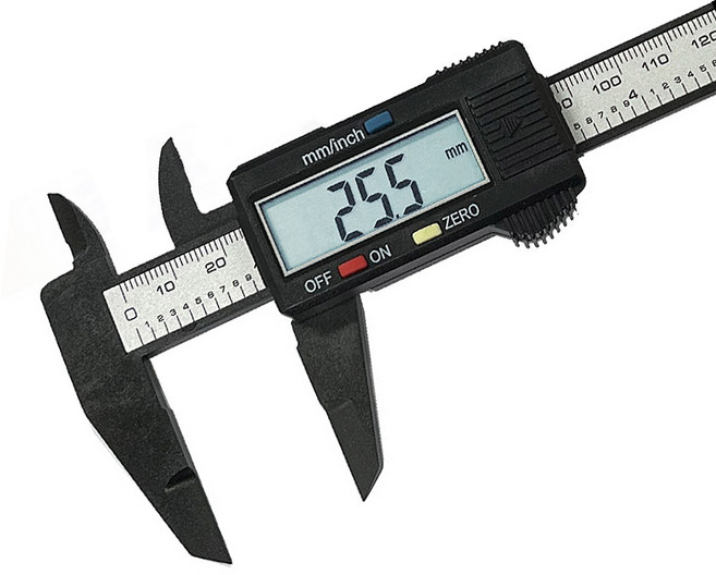 버니어캘리퍼스 측량 측정 공구 도구 입문용 디지털 150mm, 1개