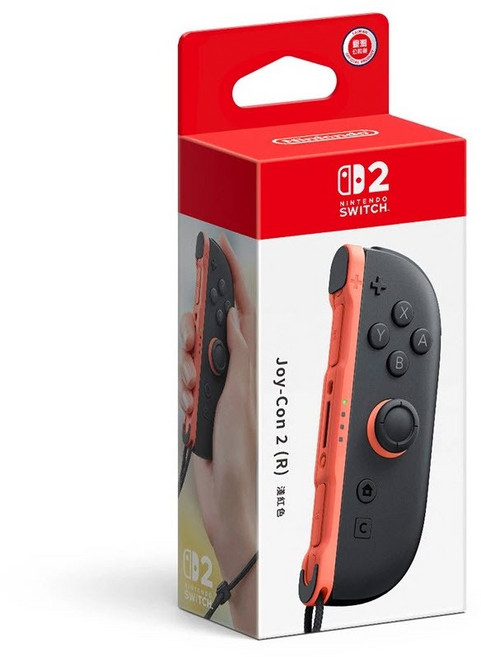 Nintendo Switch Joy-Con (R) 手把 紅色/黑色, 右手控制器-紅色, 1個