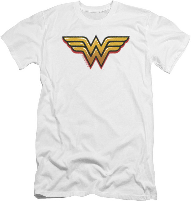 ROCKPANDA Airbrush Wonder Woman Logo DC Comics 반팔티