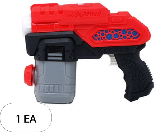 비앤씨 맥스파워 전동물총, 레드, 1개