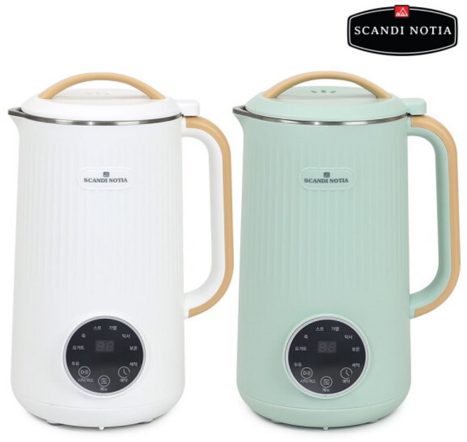 [씨엔디상사] 스칸디노티아 만능 두유제조기 플러스(요거트기능 포함) (SCN-24DM-1 2), 색상:화이트