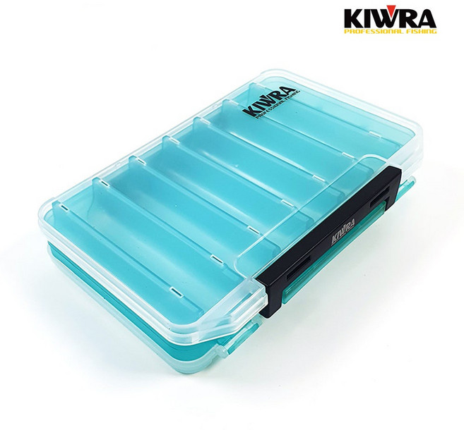 키우라 양면 루어 에기 삼봉 케이스 110 K-870 블루, 1개