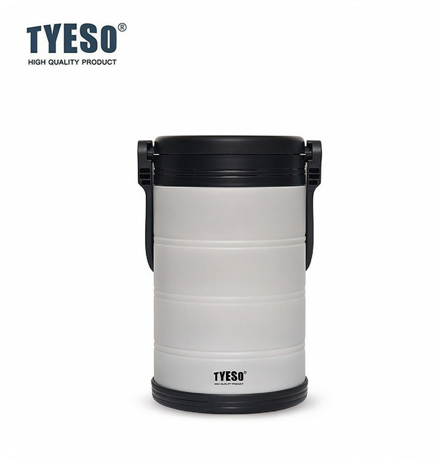 TYESO 真空保溫冷卻桶, 象牙白, 1個, 5L