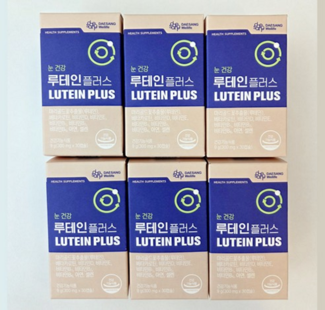 대상웰라이프 루테인 플러스 (30캡슐) x 3박스, 3개, 30정