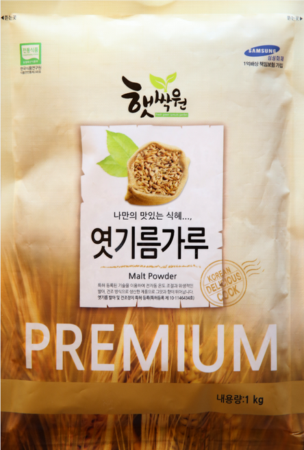 김포맥아식품 엿기름 가루 국산보리 고추장 식혜 만들기용 40년 전통, 2개, 400g