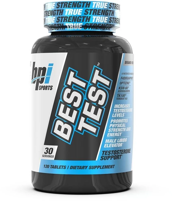 BPI Sports Best Test - 남성용 테스토스테론 부스터 - 근육 회복 및 신진 대사 지원 남성용 천연 테스토스테론 보충제 체력 에너지 및 성능 향상 - 30회, BPI Sports Best Test - 남성용 테스토, 1개, 120정 - 쿠팡