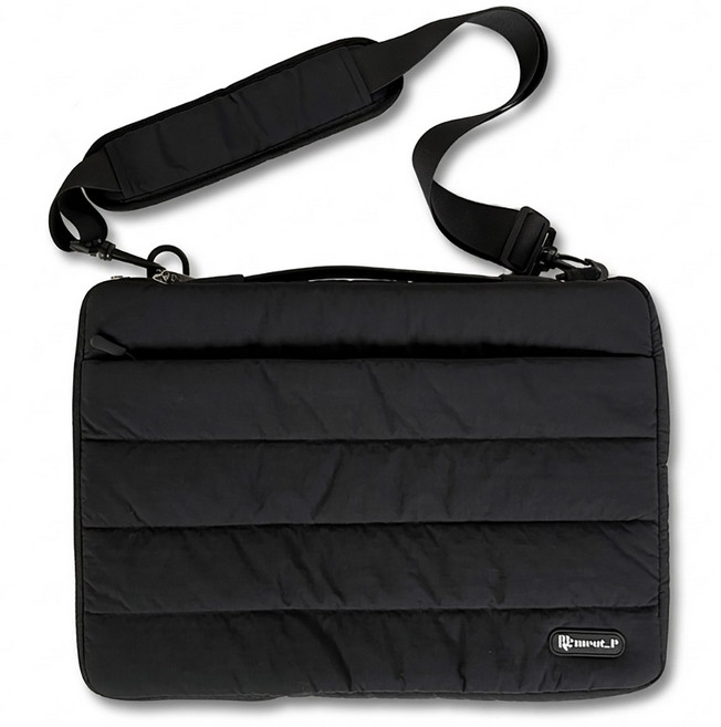 엠오피 맥북 그램 삼성 노트북 케이스 파우치 가방 크로스백, 1개, 블랙