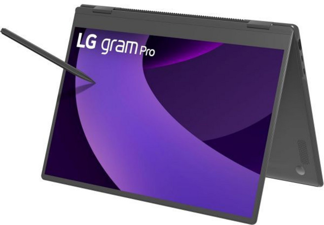 LG 그램 프로 2in1 16인치 경량 터치스크린 노트북 컴퓨터 인텔 코어 울트라7 255H 프로세서로 구동되는 인텔 에보 에디션 윈도우 11 홈 32GB RAM 2TB SSD, Ultra7, 32 GB, 2 TB + Intel Arc+OLED Touch