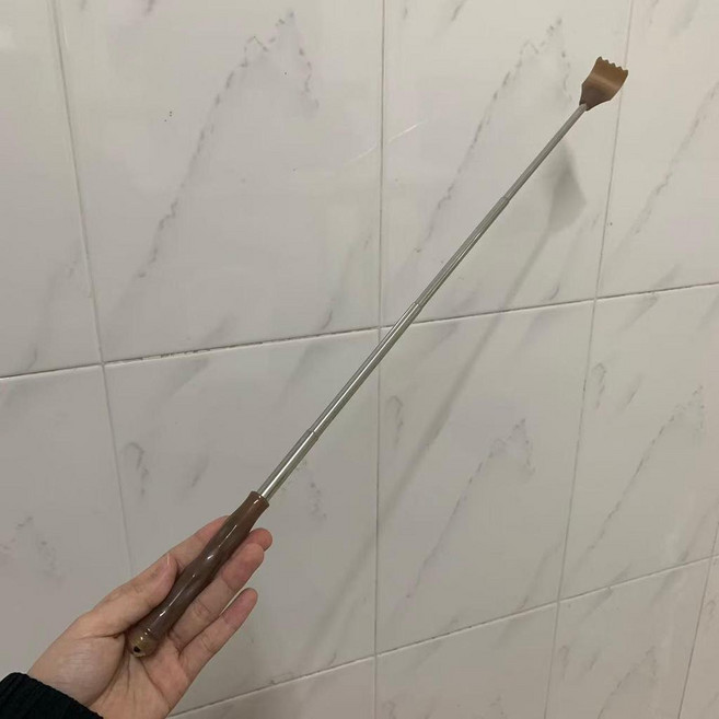 伸縮癢癢撓 抓背神器 可按摩 不求人, 1個, 撓癢癢可按摩可伸縮手柄舒適特長款1, N/A
