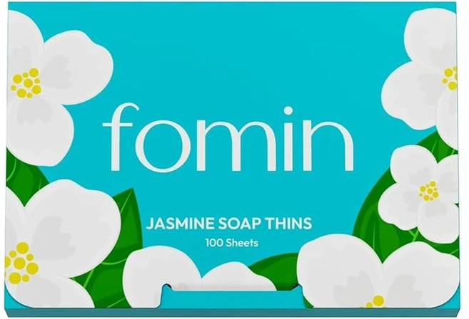 FOMIN - 손 씻기용 종이 비누 시트 300매 로즈 재스민 레몬 휴대용 여행용 용해형 캠핑 미니, Jasmine (Pack of 1) - 쿠팡