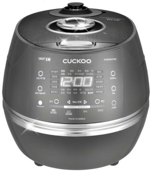 쿠쿠 IH 전기압력밥솥 6인용, CRP-DHP0610FD, 다크실버