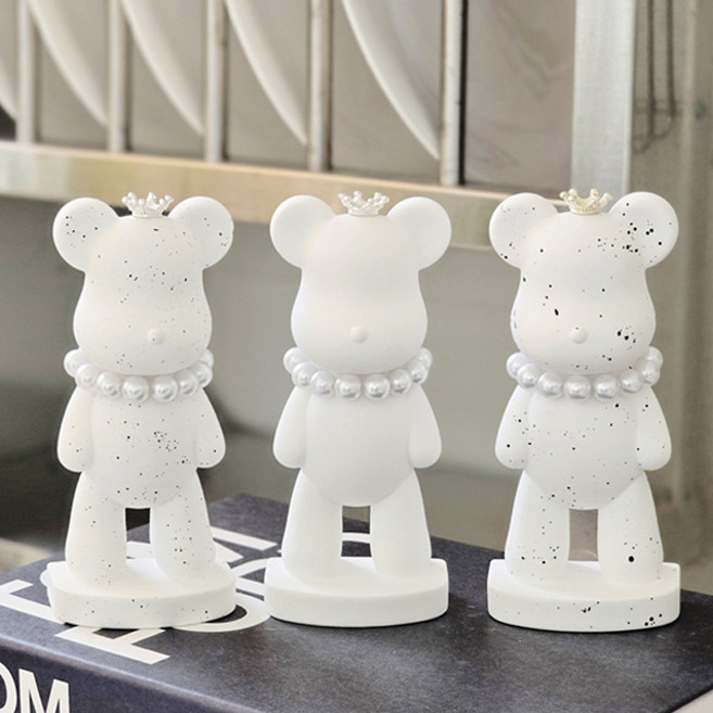 집들이선물 인테리어소품 미니 베어브릭 석고방향제(12cm), 클린코튼