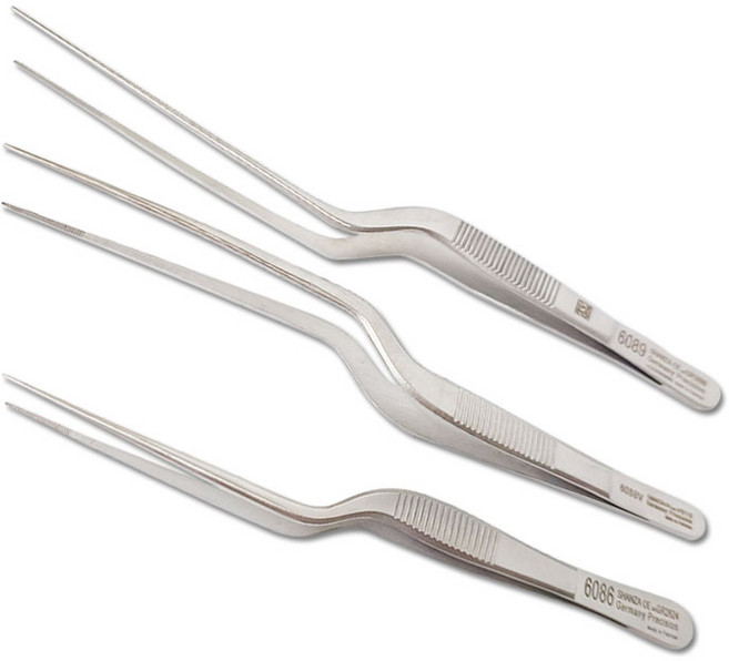 Medro-korea 의료용 간호사 핀셋 모음, 1개, 에디슨 핀셋 12cm(유구)