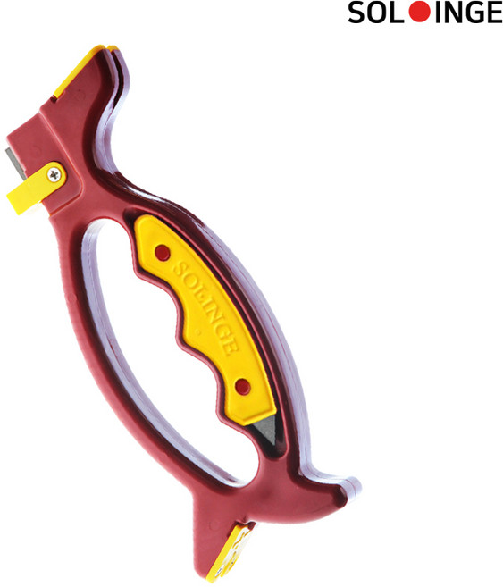 솔린지 4in1 프랑스 정품 멀티 칼 가위 갈이 샤프너, 1개, 혼합색상