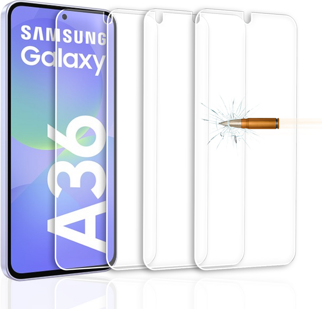 ODG 방탄 강화유리 휴대폰 액정보호필름 4p 세트, 1세트