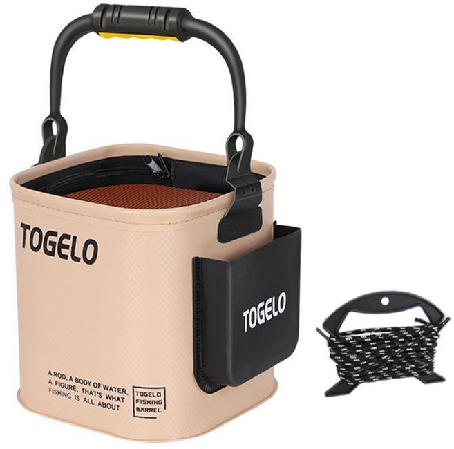 닷찌피싱 접이식 낚시 두레박 물고기통 로프5m 포함