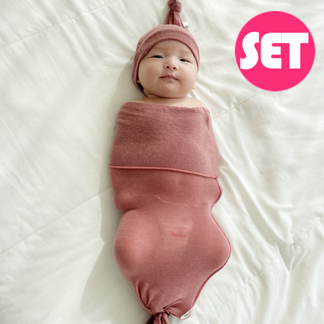 뉴아나스킨+아나벨 set 신생아 아기 태열 메쉬 속싸개 모로반사방지 양막 라포키드 조리원 본아트