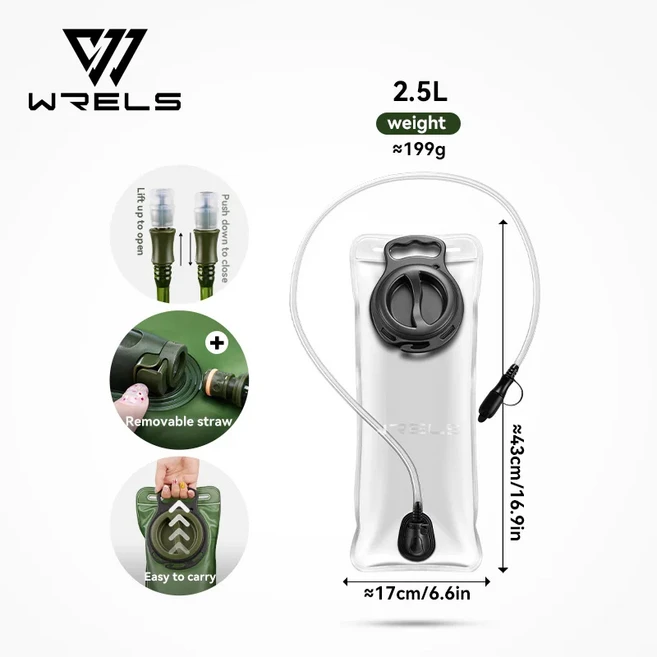 NEVO RHINO 하이드레이션 블래더 2L 3L 하이킹 배낭용 물 저장소 누수 방지 저장 캠핑 사이클링 러닝용 BPA 프리 워터 파우치, 04 white 2.5L