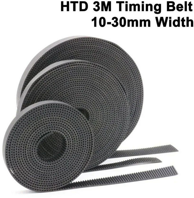 HAOJIAYI 타이밍 벨트 HTD-3M 오픈 폭 CO2 레이저 절단기 우레탄, 10mm, 1m, 1개