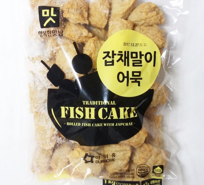 아워홈 잡채말이 어묵 1kg, 1개