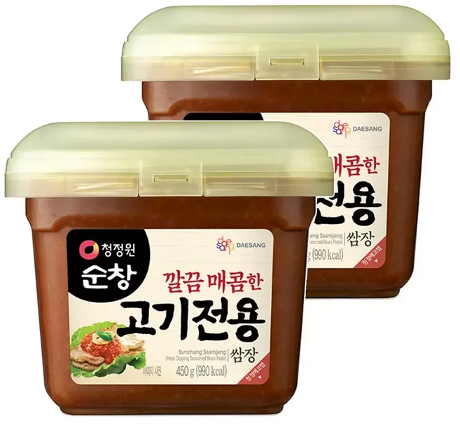 (1+2) 청정원순창 깔끔 매콤한 고기전용 쌈장 450g 2개 3Set, 1개