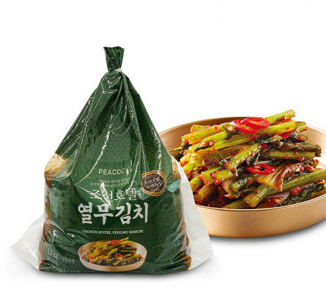 [피코크] 조선호텔 열무김치 1.5kg, 아이스팩 포장, 1개