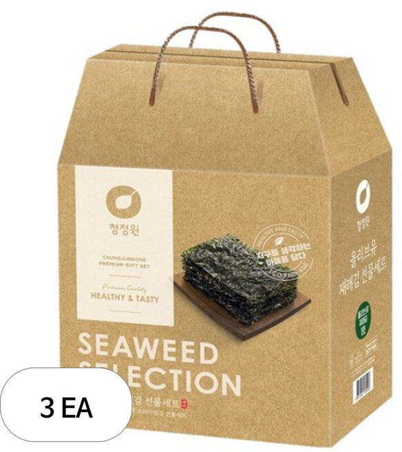 청정원 올리브유 재래김 1호 선물세트, 3세트