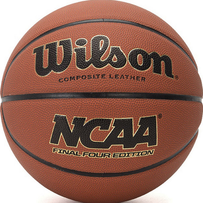 윌슨 NCAA 파이널 포 에디션 농구공, Basketball + Football - Brown, WTB1233IB07CN