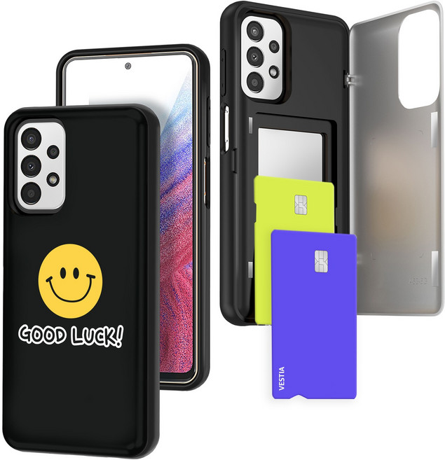 베스티아 갤럭시 A53 (A536) 디자인 마그네틱 간편 카드수납 도어 범퍼케이스