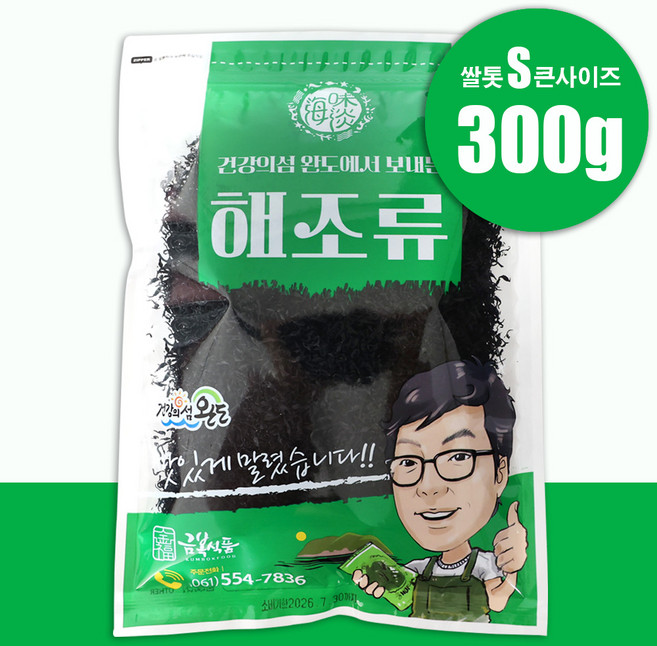 금복식품 쌀톳 300g S사이즈 밥톳 마른톳 반찬용 밥용, 1개