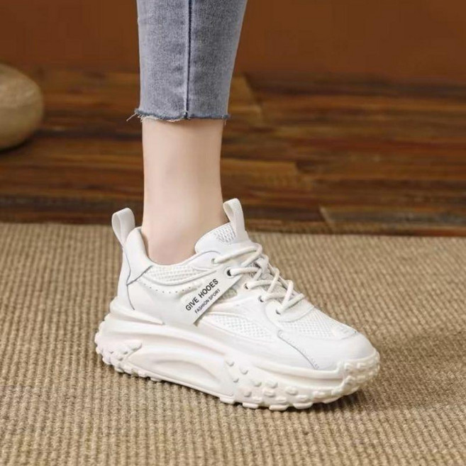 GIVE HOOES 女時尚運動鞋 厚底透氣