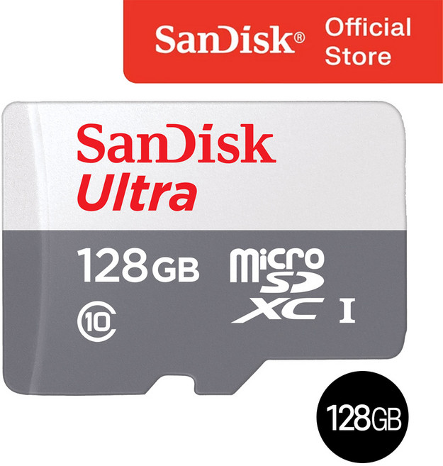샌디스크코리아 공식인증정품 마이크로 SD카드 SDXC ULTRA 울트라 QUNR 128GB, 1개
