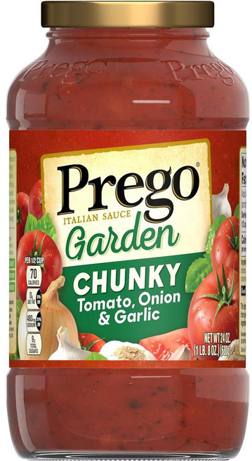 Prego 프레고 청키 토마토+갈릭 앤 어니언 파스타 소스, 12개