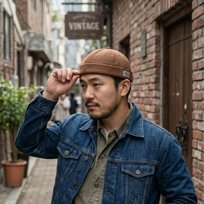 온픽홈 힙합 정어리 모자 와치캡 남여공용