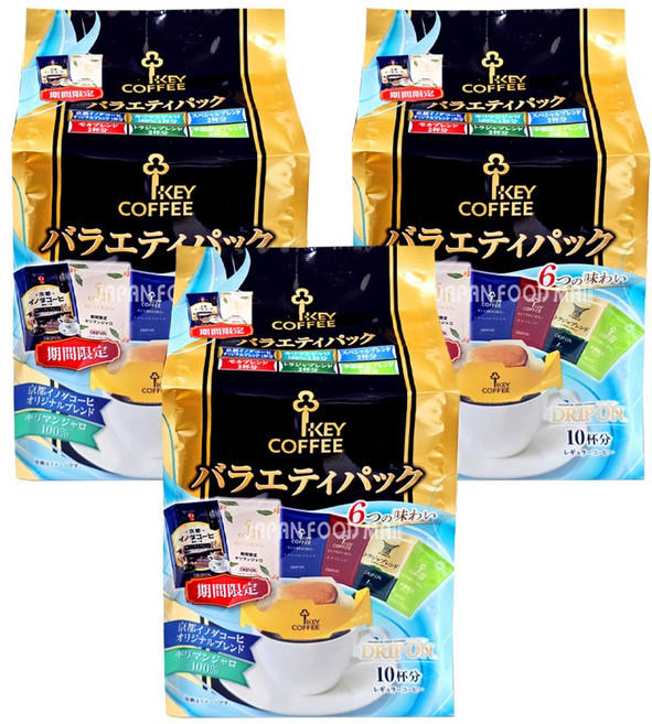 키커피 드립온 버라이어티팩, 3개, 10개입, 8g