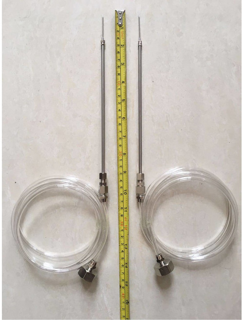 츠모토식 방혈 생선피빼기 노즐 신케지메 분사노즐 가는 굵은 신선도 물고기 이케시메 빼는, 롱롱B 두줄바늘