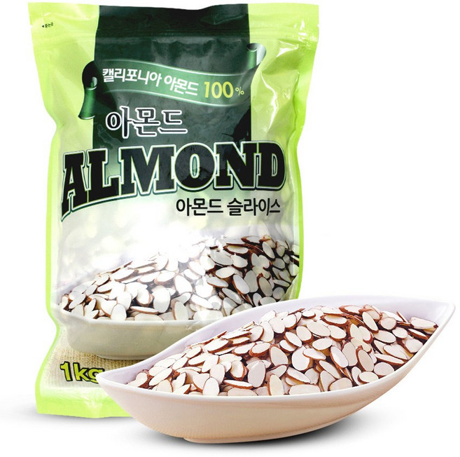 동서 아몬드 슬라이스, 1kg, 2개