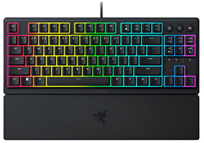 RAZER ORNATA V3 TENKEYLESS 雷蛇 雨林狼蛛 V3 TKL 機械式薄膜混合 電競鍵盤, 中文