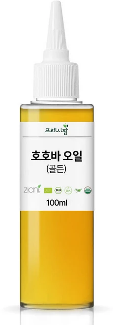 호호바 골든 오일 비정제 냉압착 조조바 헤어영양오일, 100ml, 1개 - 쿠팡