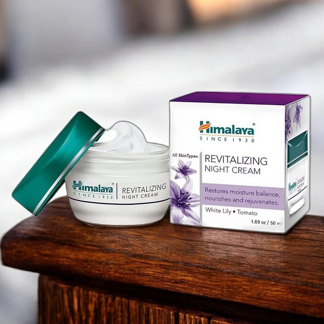 Himalaya 히말라야 리바이탈라이징 나이트 크림 50ml (재생·리페어) - 쿠팡