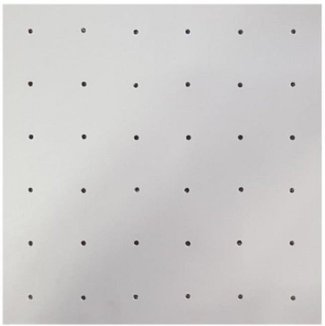 리벳점자용 타공판 포멕스 2T 점자 유도 블럭 장애인 시각장애인 안전보행, 1개